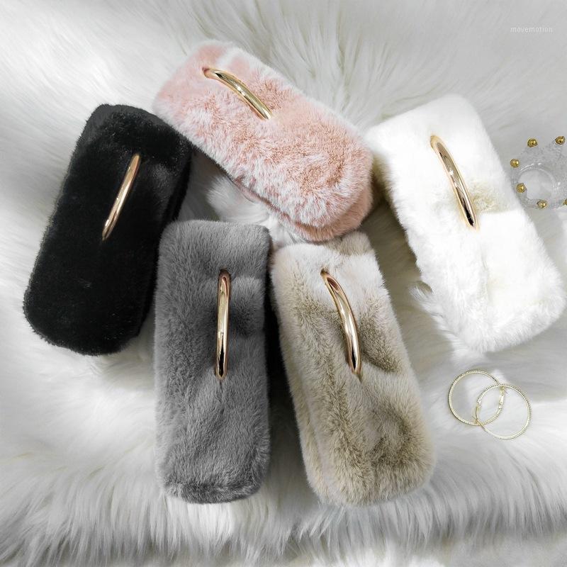 

Winter New Faux Fur Thick and Comfortable Warm Faux Fur Scarf Women's Solid Color Scarf Multi-Color Options1