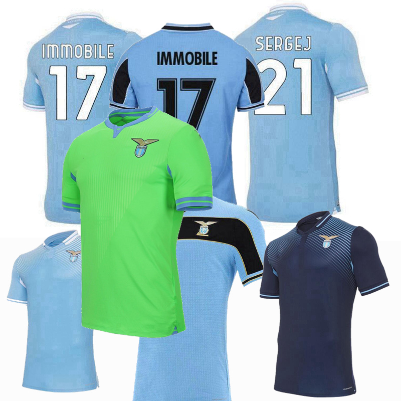

120 Years Anniversary 2020 2021 lazio Soccer Jerseys LUIS ALBERTO LULIC IMMOBILE SERGEJ home away 3rd 20 21 football men and kids shirt, Away kids sets