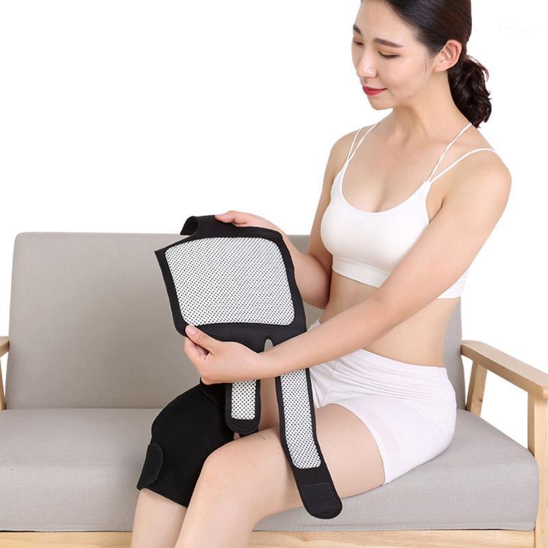 

Tourmaline Magnetic Self heating Kneepad Therapy Knee Support Heat Warm Winter Knee Brace Belt Massager Pad Sleeve1, Black