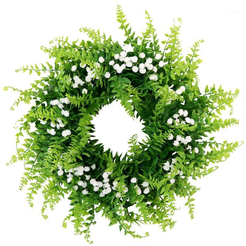 

Simulation Plants sen xi Wreath Decorations All over the Sky Star Pendant Window Door Wall1