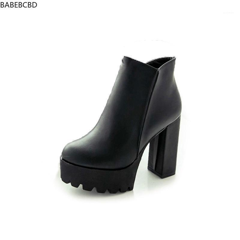 

2020 winter new wild high-heeled ankle boots thick with ankle boots women's children's shoes1, Black