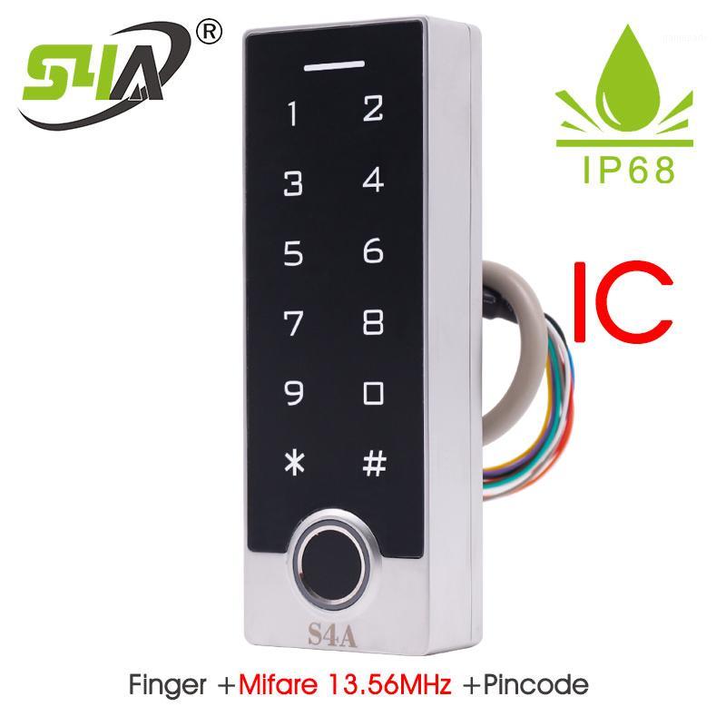 

Waterproof Metal Case RFID Biometric Fingerprint Access Control Reader WG26 output for Door Lock1