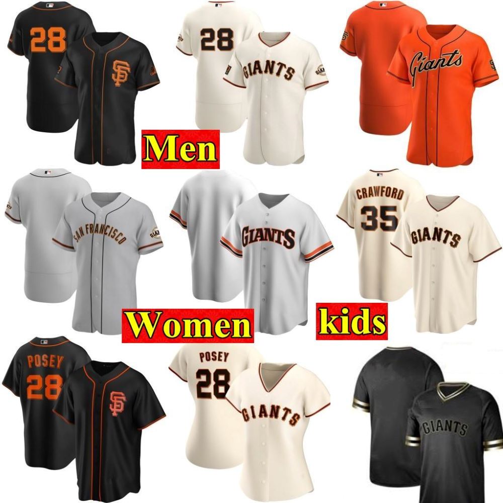 

Men's Women Youth Francisco Kevin Pillar Buster Posey Mike Yastrzemski Pablo Sandoval Stephen Vogt Buster Posey 2020 Giants Baseball jersey, Blue;black