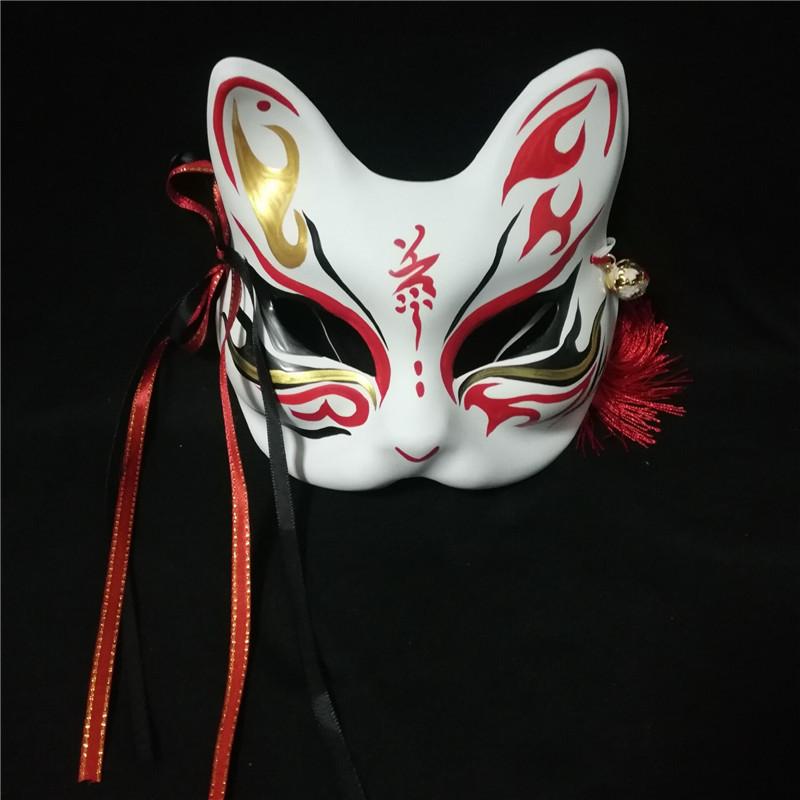 

Japanese Private Mask Hand-painted Grandmaster of Demonic Cultivation Wei Wuxian Mask Halloween Cosplay Photo Props