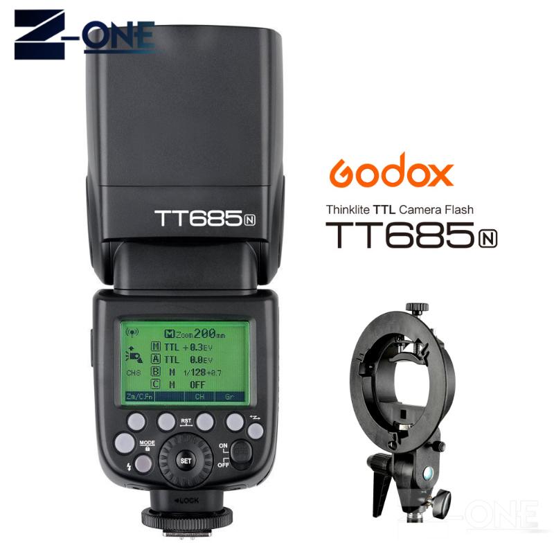 

Godox685N 2.4G HSS 1/8000s i-TTL GN60 Wireless Speedlite Flash for for D800 D700 D7100 D7000 D5200 D5000 D810+GIFT