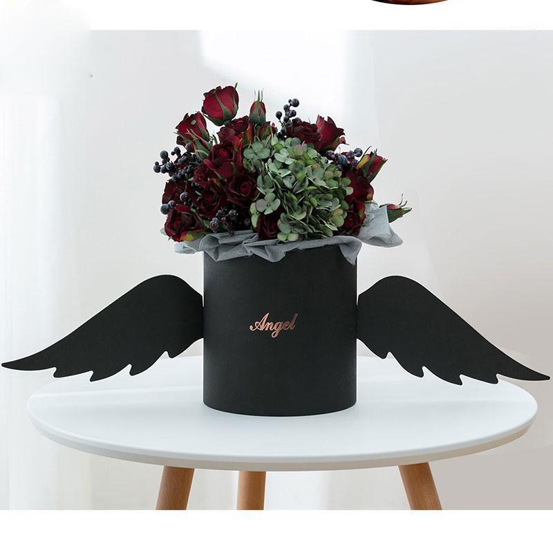 

Gift box Flower Arrangement Box With Lid Flower Bucket Florist Bouquet Rose Boxes Floral Gift Packaging Wedding DIY Decor1