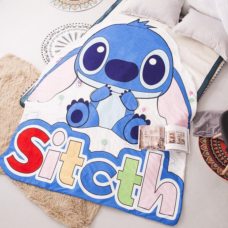 

Japanese style Anime 3D lovely cartton Totoro girl cat home textile Bedding irregular cartoon fashion summer thin quilts1, Style1