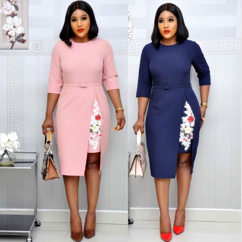 

NEW 2colors 2020 New fashion African Print Elastic Bazin Baggy dresses Dashiki for Ladies/women, Pink