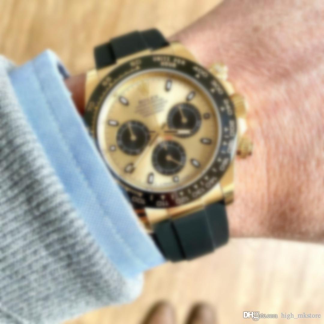 

3A+ Top Quality Famous Brand 40mm Men Watch Automatic Menchanical Movement Sapphire Glass Steel Band With Original Green Box Rolexwatch, Black;brown