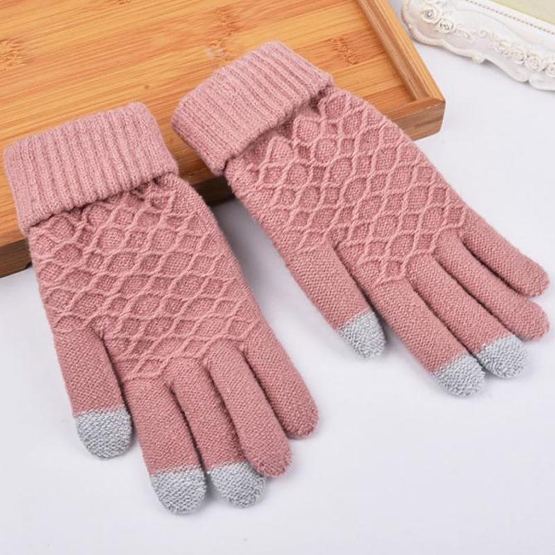 

Five Fingers Gloves Finger Touch Screen For Women Men Winter Warm Phone Tablet Birthday/Christmas Gift