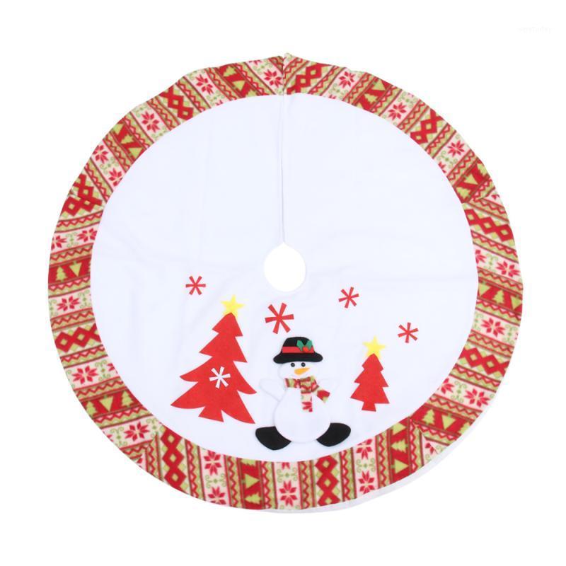 

1pc Xmas Tree Skirt Decorative Beautiful Delicate Unique Tree Cushion Apron Skirt Mat for Festival Party1