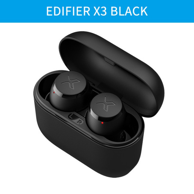 

Xiaomi youpin EDIFIER X3 TWS Wireless Bluetooth 5.0 Earphone Touch Control Voice Assistant In-ear Earbuds Support aptX Headset, Black