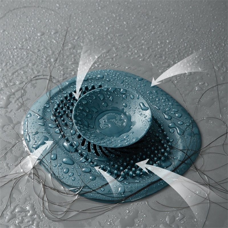 

Bathroom Washbasin Drain Other Building Supplies Hair Catcher Silicone Sink Drains Strainer Floor Filter Deodorant Plug shower room 20211228 Q2