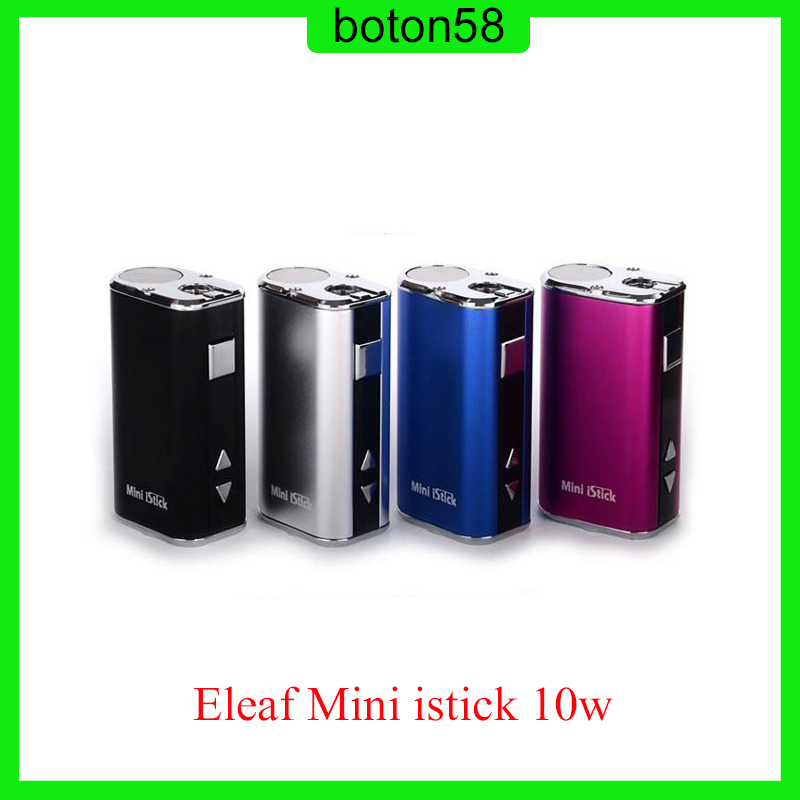 

Eleaf Mini iStick Mod Starter Kit 1050mah Built-in Battery 10w Max Variable Voltage Mods with USB Cable eGo Connector, Silver