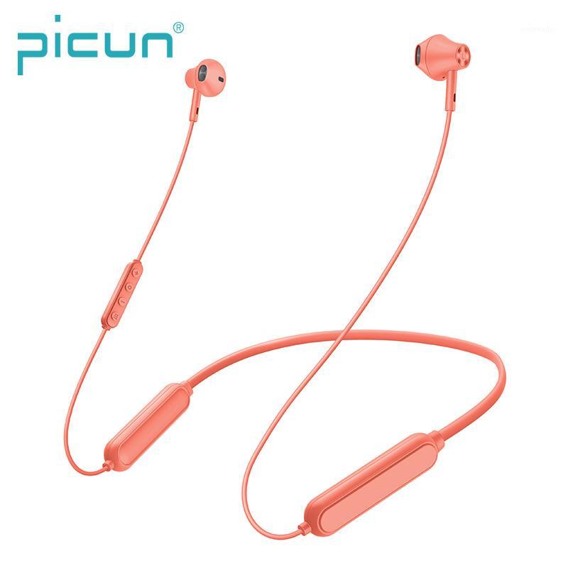 

Picun X3 Bluetooth Earphone IPX6 Waterproof Sweatproof Sports Running Wireless Magnetic Design Neckband Stereo Earbuds1