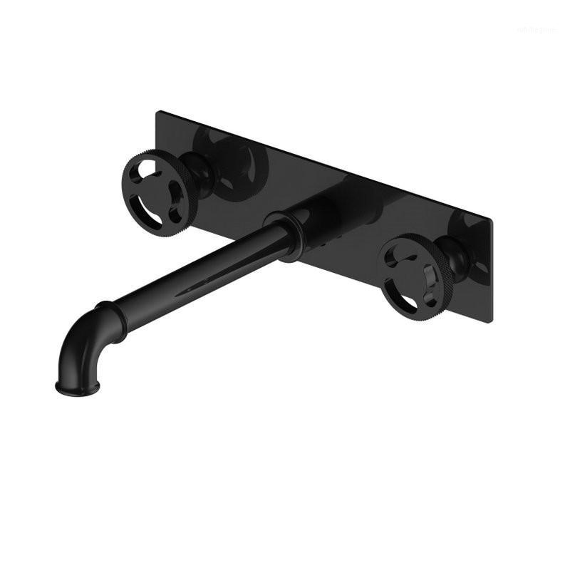 

Lavamanos Black Tap Shampoo Basin Faucets Industrial style Sink Torneiras Wall Mounted Taps Black Faucet Cold and Hot Water1