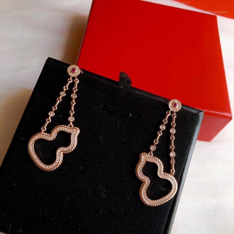

Dangle & Chandelier Women Hollow Gourd Tassel Earrings Fashion Style Party Wedding Jewelry For Top Quality1