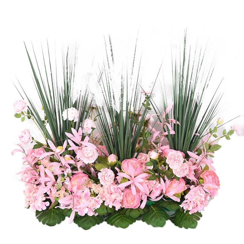 

DIY Wedding Background Decoration Artificial Silk Rose Row Fake Flowers Party Events Opening Studio Props Dress Up Flower, 005