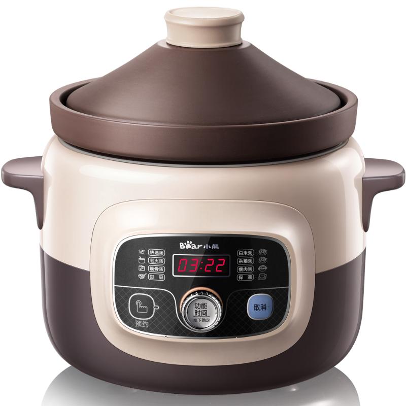 

220V Multifunctional Automatic Electric Cooking Stewing Pot Redware Stewing Saucepot Stewpot Electric Casserole Cooker