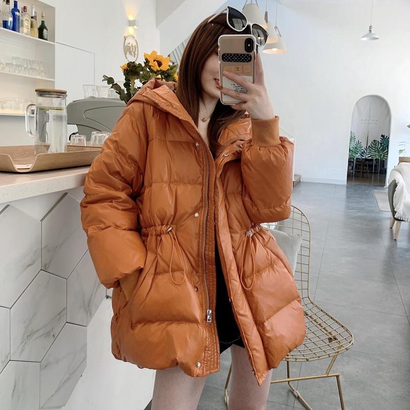 

Fashion Down Cotton Coat Female New Parkas Padded Winter Jacket Outerwear Warm Thick Student Oversized Winter Woman Coats Q2986, Black parkas