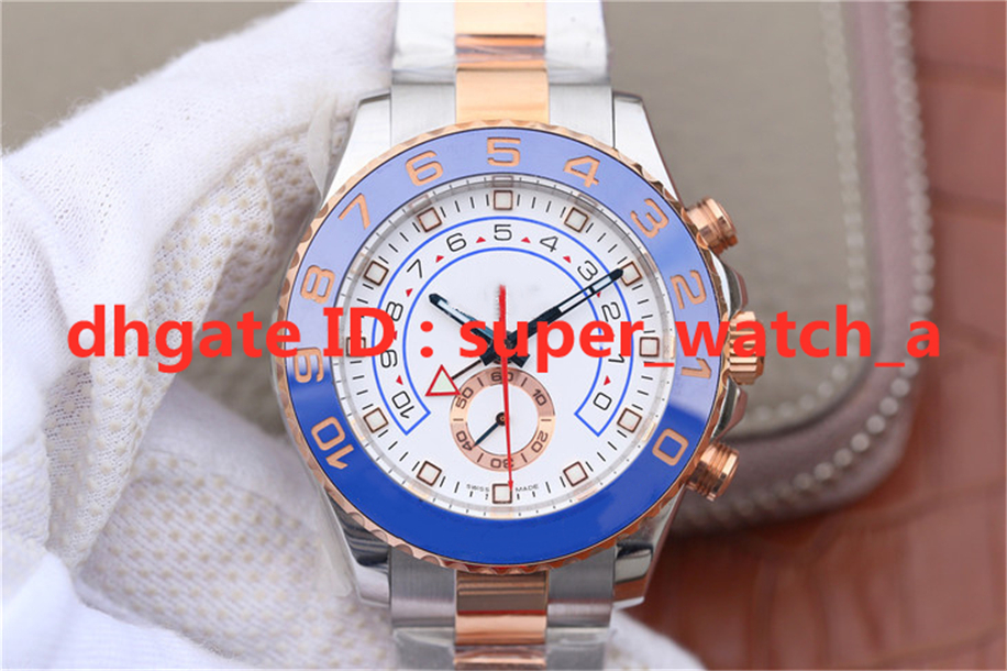 

JF 116690 white Disc Montre de Luxe 7750 watches, 44 mm, stainless steel plating, Ring Command Ring, precision steel watchband,mens watches, Cal.7750