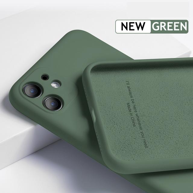 

Wholesale For iPhone 12 11 Pro SE 2 Case Silicone Full Protection Soft Cover For iPhone X XR 11 XS Max 7 8 6 6s Phone Case 5.4 6.1 6.7 inch, Color 13