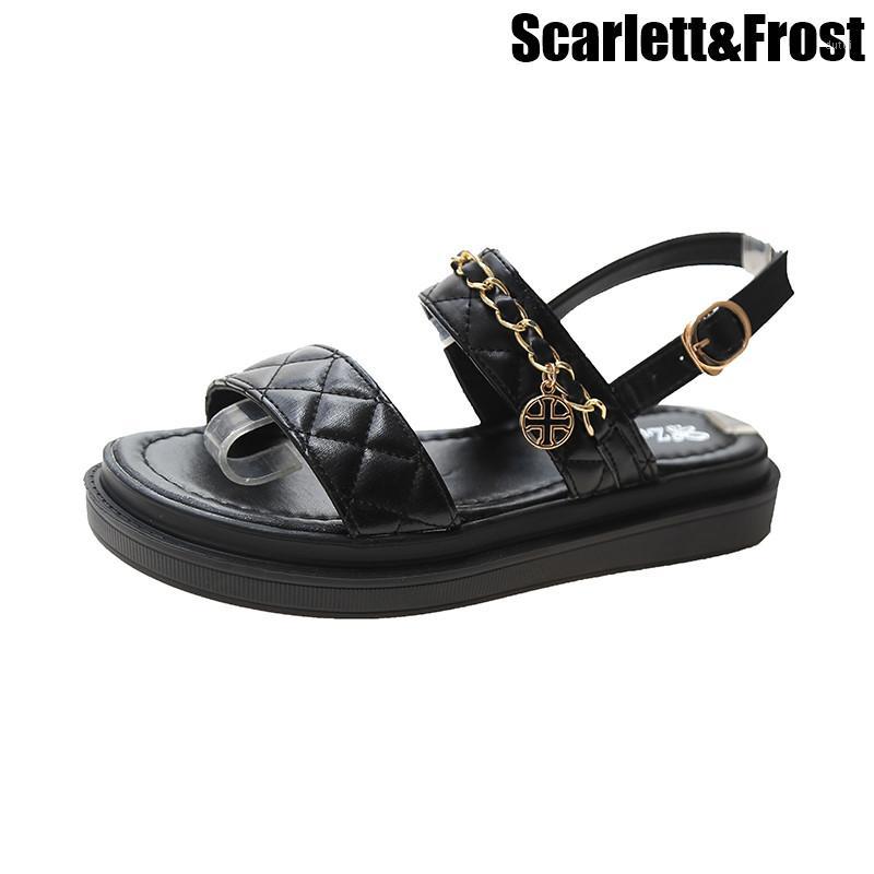 

2020 Summer shoes woman Flat Platform Sandals Women Soft Casual Open Toe Gladiator wedges Women Shoes1, Black