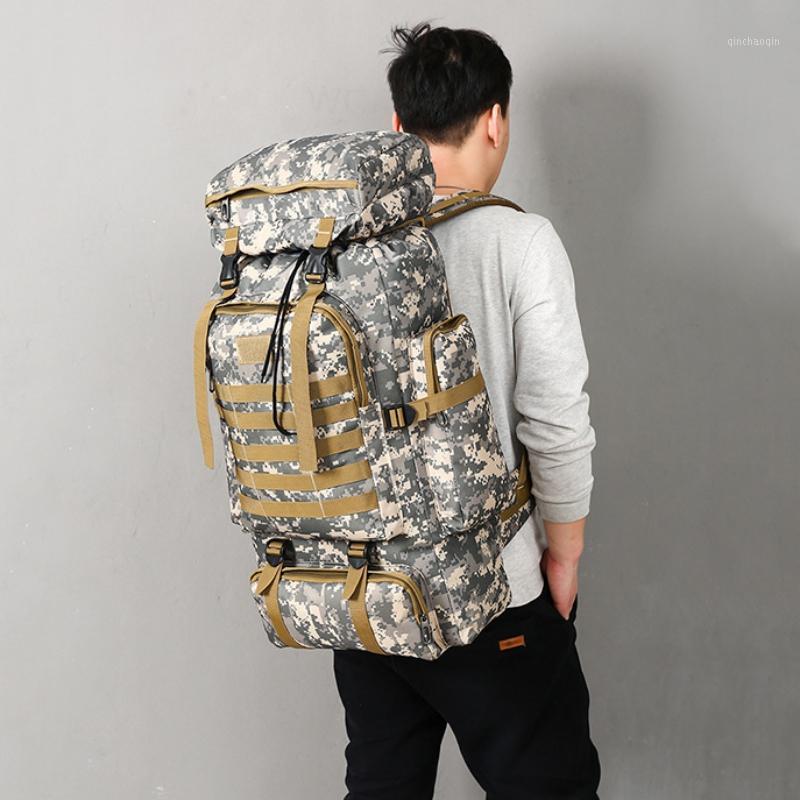 

Capacity Outdoor Climbing Mountaineering Backpack Tactical Pack Rucksack Camping Bag Molle System1, Lm