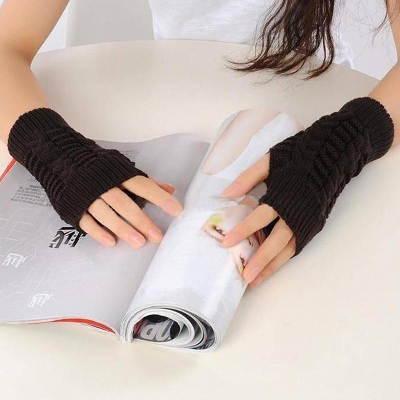 

2021 Hot Winter New Cute Warm Gloves Knitted Winter Gloves Warm Female U5Q9