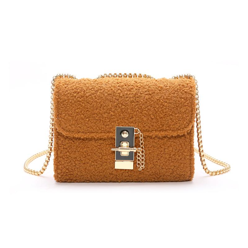 

Women Bags Woolen Luxury Chain Handbags Women Bags Designer Crossbody Bag for 2021 Shoulder Bag Purse Clutch Sac A Main, Beige