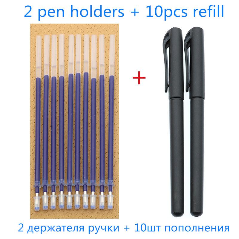 

pen 0.5mm pen barrel 2+ 10 refill Office Supplies Test Accessories Blue Black Red Ink Writing Learning Stationery Writing