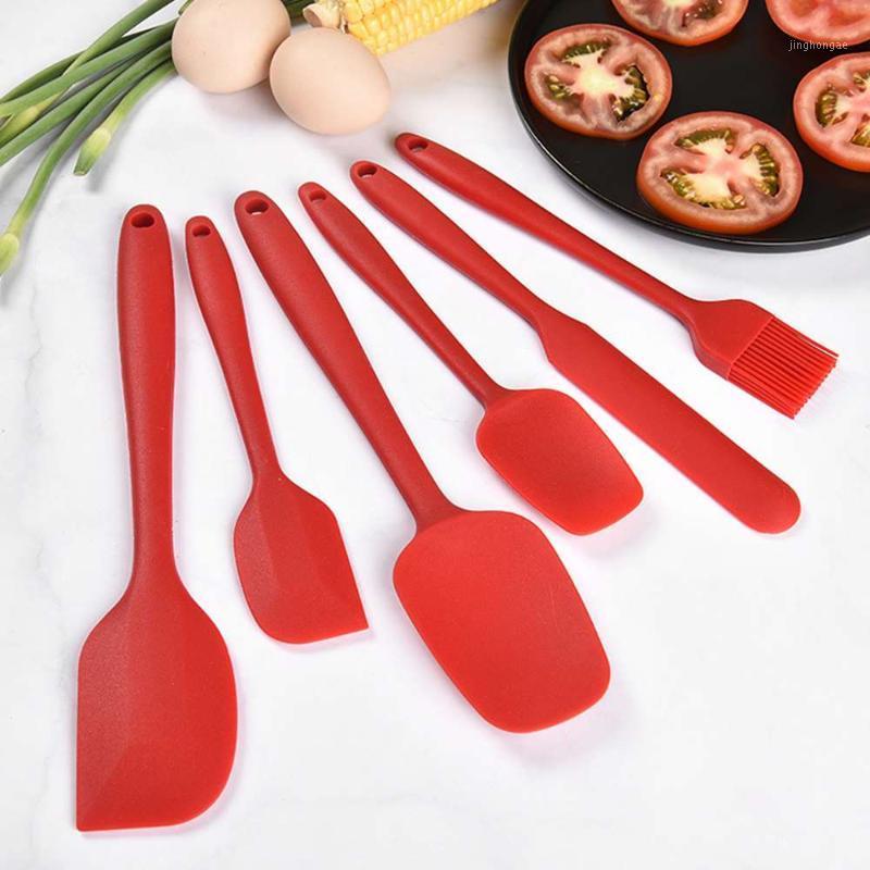 

Silicone Cream Butter Cake Spatula Mixing Batter Scraper Brush Kitchen Baking Tool1