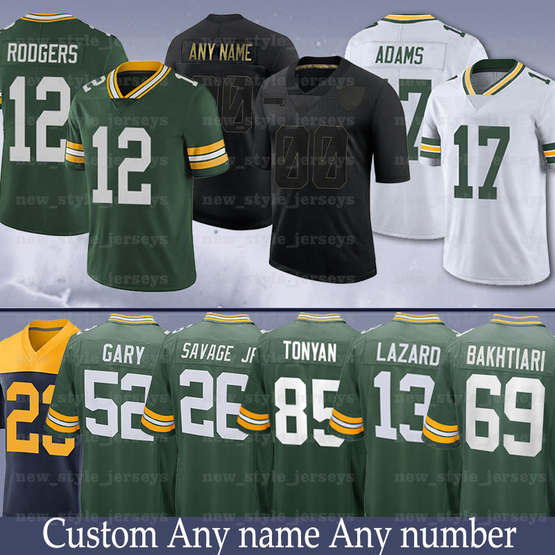 

12 Aaron Rodgers ROBERT TONYAN JAIRE ALEXANDER 17 Davante Adams 23 Jaire Alexander Randall Cobb Darnell Savage Jr Rashan Gary Jersey, Men(bao zhuang gong)