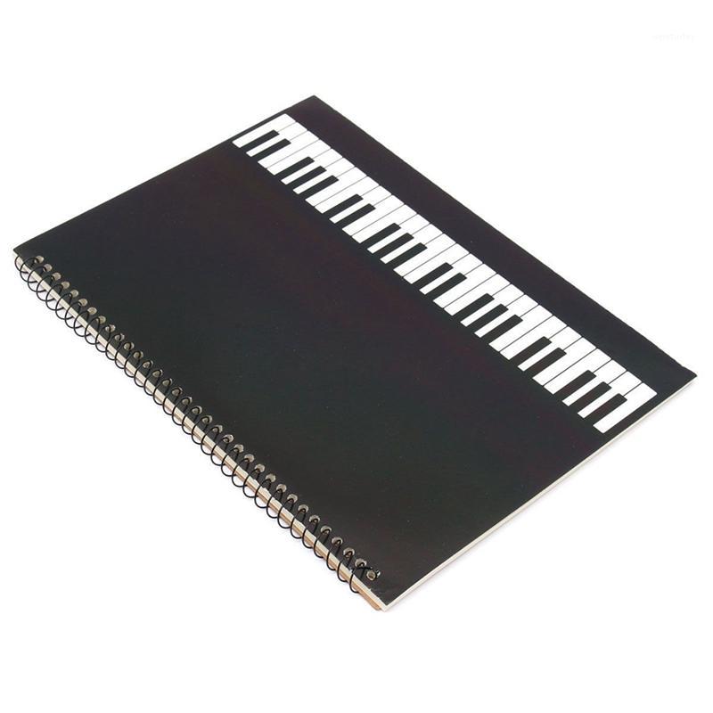 

50 Pages piano Manuscript Paper Stave Notation Notebook Spiral Bound1