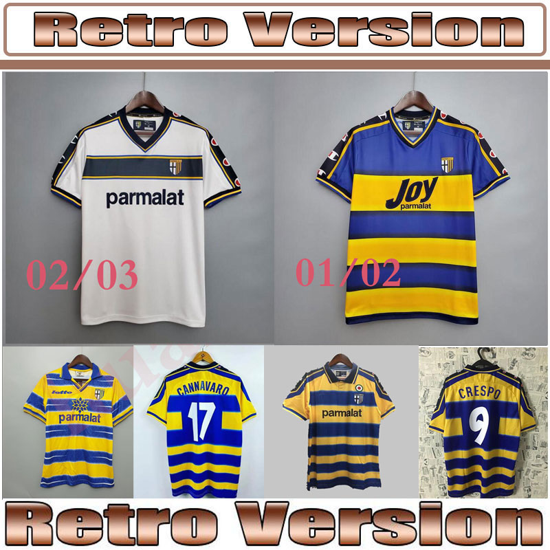 

retro vintage MAGLIA soccer jersey maglie PARMA 1999 2000 CRESPO ORTEGA BUFFON THURAM Thailand Quality Football Shirt CAMISETA futbol camisa, 98/99