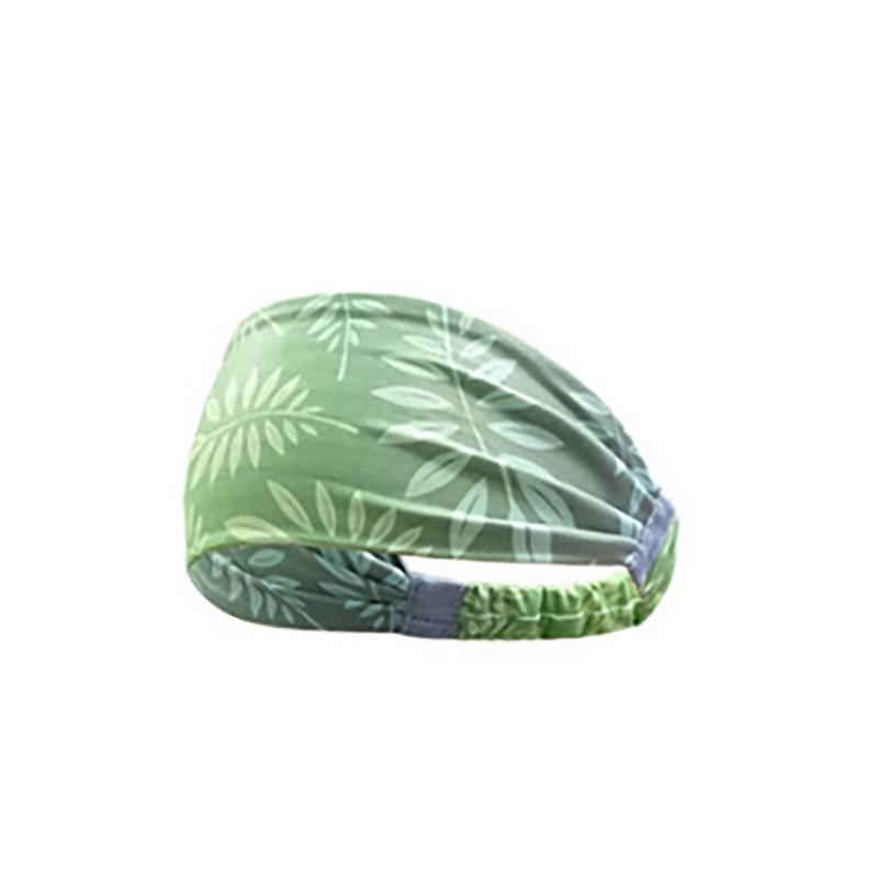 

Women's Yoga Hair Band Sports Headband Women Men Turban Head Warp Hair Band Wide Elastic Sport Headband Jan 13rd, Green