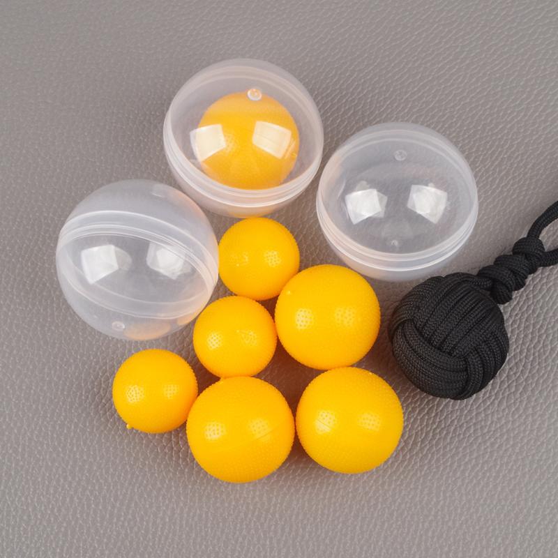 

Paracord Monkey Fist Ball For Paracord DIY Craft Openable Clear Plastic Ball