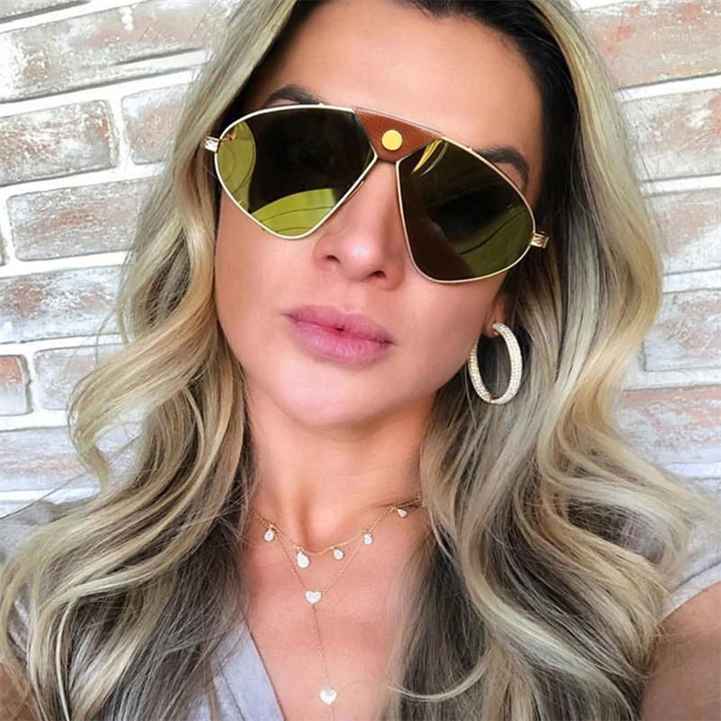 

oversized Pilot Sunglasses men cat eye vintage Glasses Women shades High Quality brand Retro mirror UV400 butterfly designer1