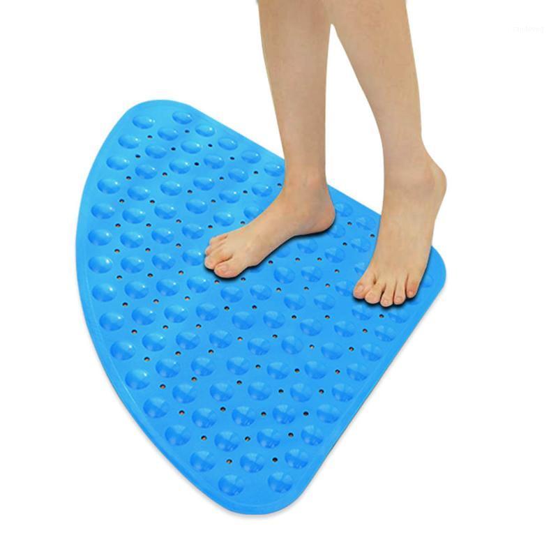 

Bathroom Shower Mat Safety Non Slip Sector Rubber Anti Mould Quadrant Bath Mat Safety Mats With Drain Holes1