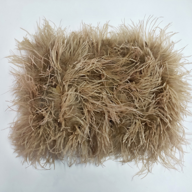 

New 100% natural ostrich hair bra underwear women's fur coat real ostrich fur coat fur mini skirt 201207, As picture 08