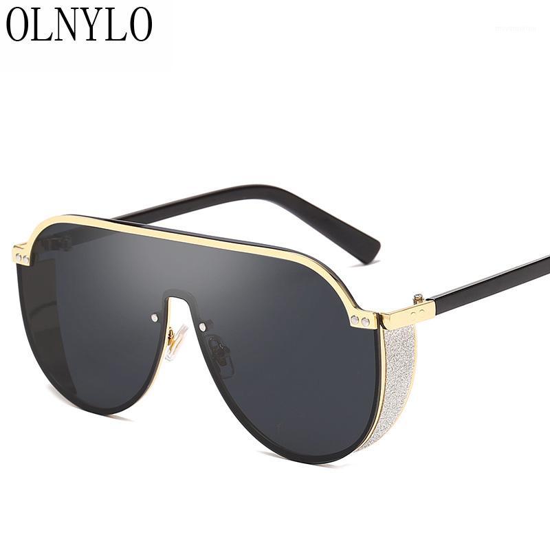 

New Vintage Women Alloy Oversize frame Sunglasses Brand Designer Retro Luxury Brown Leopard Female Gradient Sun Glasses UV4001