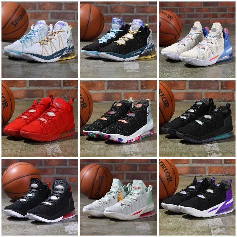 

2021 New Arrival Scarpe James 18 18s Basketball Shoes Sneakers Mens Melon Tint Reflections Empire Jade Gang By Day Trainers Baskets Shoes, As photo 6