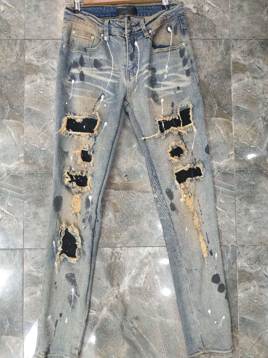 jeans painting designs