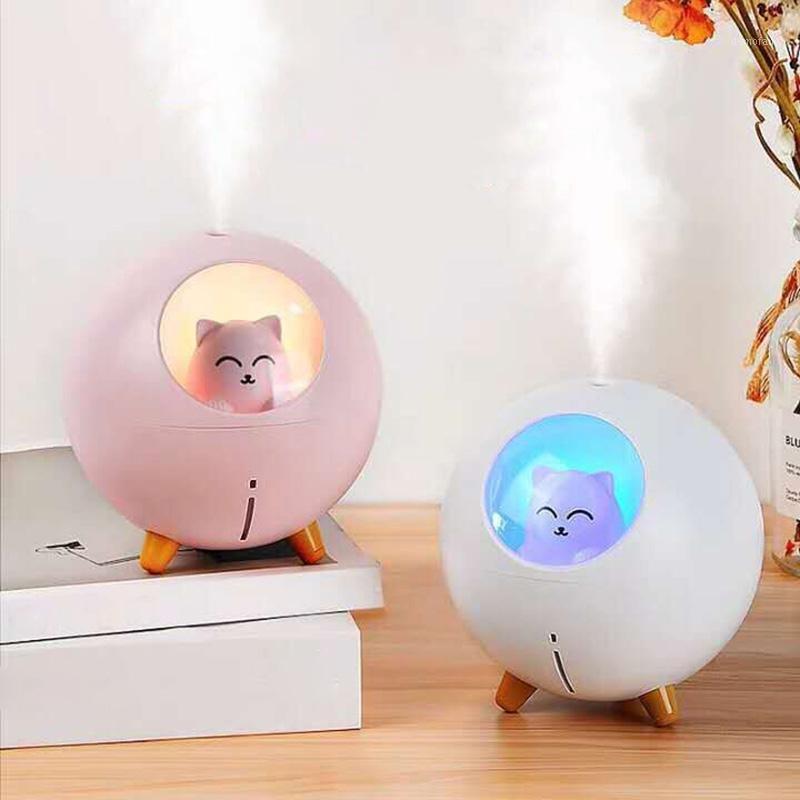 

Cute Cat Mini Air Humidifier 220ml 7 Colors Light USB Ultrasonic Aroma Diffuser Cool Mist Fogger Good Gift for Friends Child1