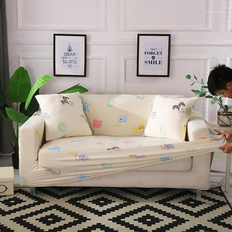 

Single/Two/Three-Seater Stretch Sofa Slipcover Anti-Slip Couch Sofa Cover Furniture Protector with Anti-Skid Foam Elastic Bottom1