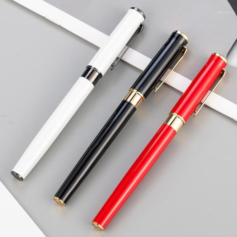 

2019 new metal ballpoint pen business advertising gift signature pen office school writing stationery1, Red
