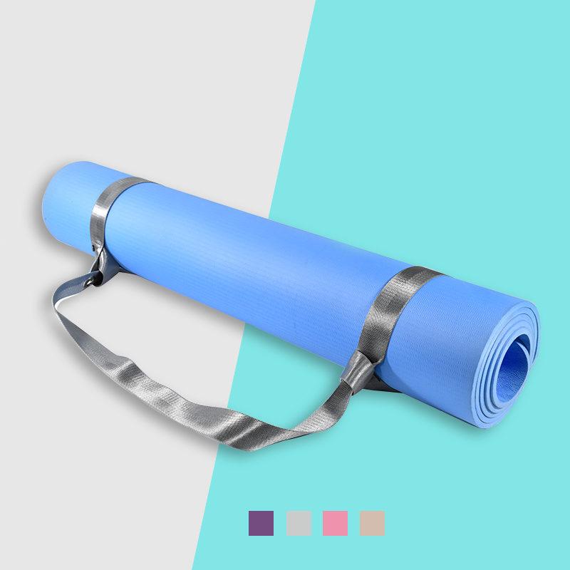 

Yoag Mat Belt 178*3.8cm Nylon Carry Mat AdjustableYoga Strap Belt Exercise Stretch Fitness Elastic Yoga, Pink