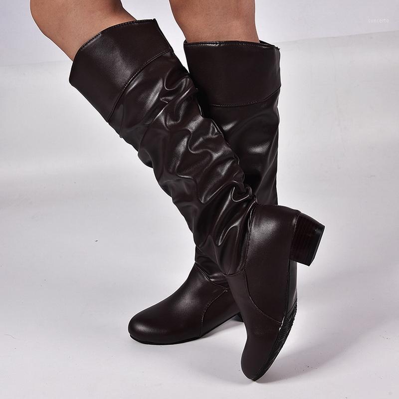 

Winter Women Thigh High Heels Knight Boot Leather Faux Suede Slim Fur Wedges Rubber Platform Punk Black Ladies Shoes Botas Mujer1