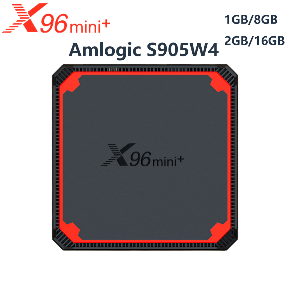 

X96 Mini Plus Android 9.0 TV BOX X96mini Smart TVBox 2GB 16GB Amlogic S905W4 Quad Core 2.4G 5G WiFi 4K Set TopBox