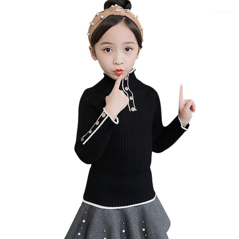 

Children's Sweater Solid Turtleneck For Girl Autumn Winter Sweaters For Children Casual Style Clothes Girl 6 8 10 12 141, As picture